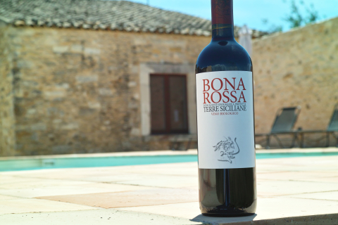 Bonarossa und Pool