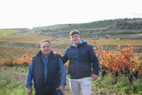 Javier und Francisco im Weinberg