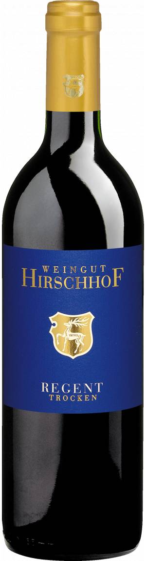 Hirschhof Regent Qualitätswein Rheinhessen 2021, Bio Rotwein, Biowein