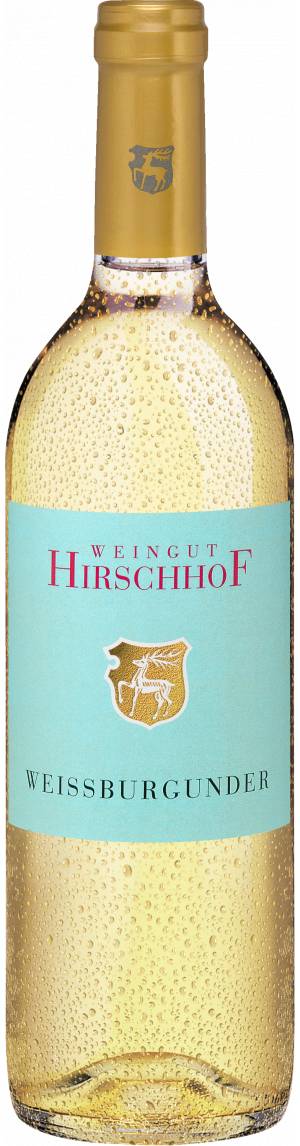 Hirschhof Weissburgunder Qualitätswein Rheinhessen 2022, Bio Weisswein, Biowein
