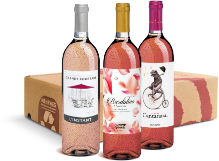 DegustierService Geschenk Roséwein Einzel (je 3 Fl.)