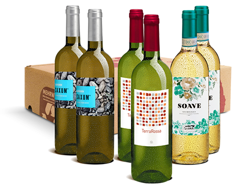 Geschenk-DegustierService Weisswein (je 3 x 2 = 6 Fl.)