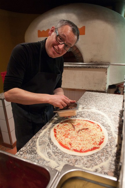 Renato Vitalini als Pizzaiolo