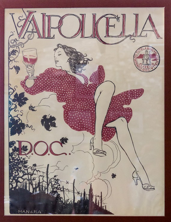 «La Donna Volante» warb einst für die Region Valpolicella.