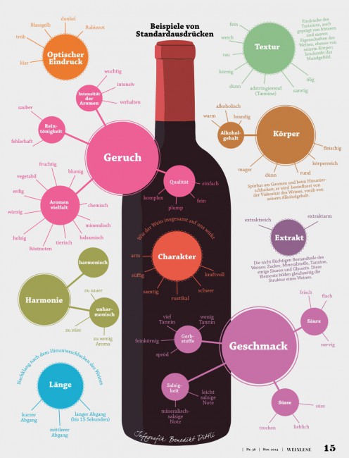 Weinsprache Infografik