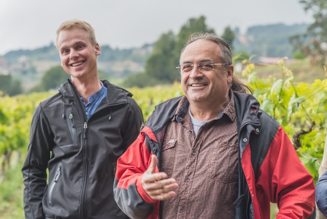 Josep Maria Albet i Noya (vorne rechts) mit Roman Herzog von Delinat