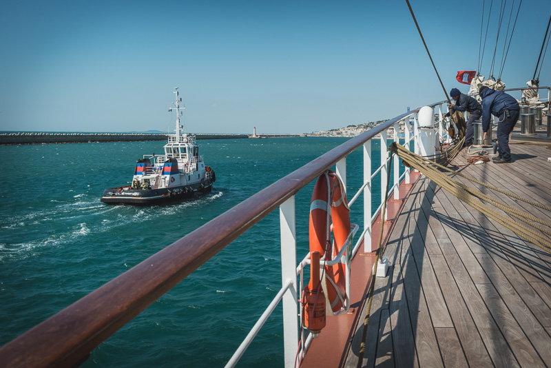 Die spektakuläre Hafeneinfahrt in Sète