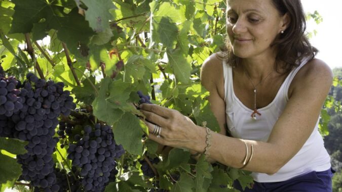 Cecilia Zucca von der Azienda Poggio Ridente hat es der lebendige Barbera besonders angetan