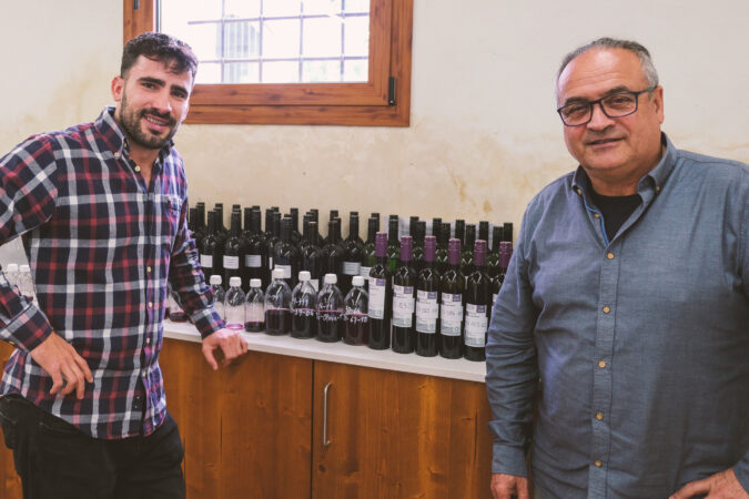 Autor Olivier Geissbühler (li.) und der katalanische PIWI-Pionier Josep-Maria Albet i Noya.